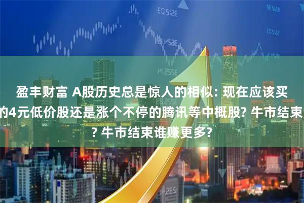 盈丰财富 A股历史总是惊人的相似: 现在应该买中石油等的4元低价股还是涨个不停的腾讯等中概股? 牛市结束谁赚更多?