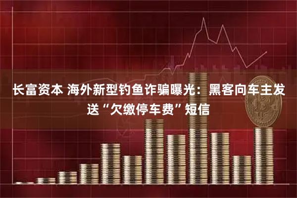 长富资本 海外新型钓鱼诈骗曝光：黑客向车主发送“欠缴停车费”短信